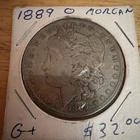 1889-O Morgan Silver Dollar