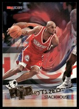 1996-97 NBA Hoops Hipnotized #H14 Jerry Stackhouse 76ers basketball card