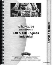 Chrysler 400 318 Industrial V8 Engine Service Repair Manual Chrysler 400 318 Industrial V8 Engine Service Repair Manual