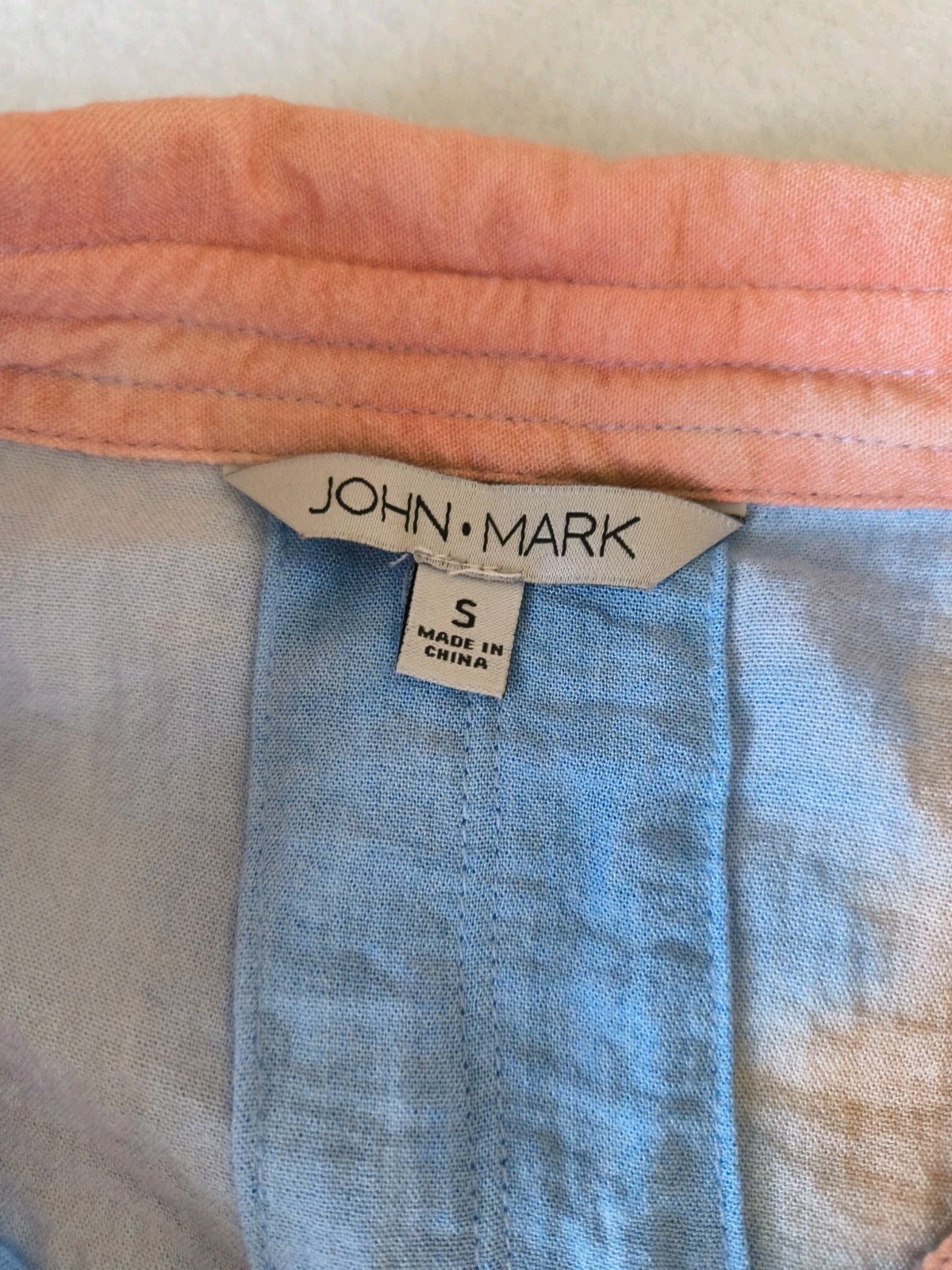 John Mark Women's S Top Tunic Patchwork Artsy Dye… - image 6