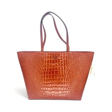 RARE NEW 720 Tory Burch Crocodile Thea Work Travel Laptop Tote Diaper Mom Bag