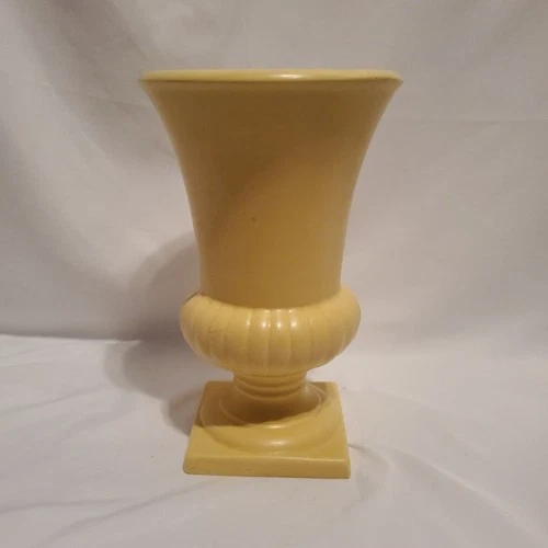 MCM Red Wing Yellow  Vase #M-5013
