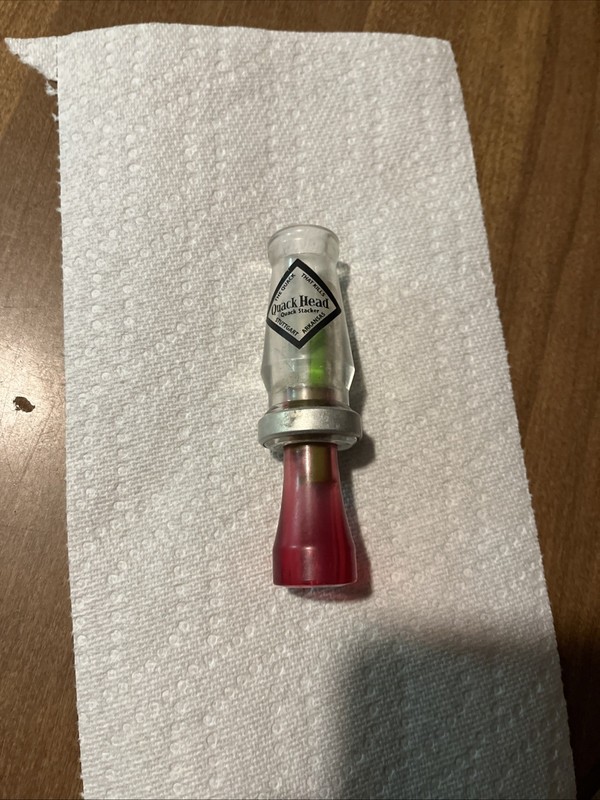 Quack Head Aka Q-Unit Double Reed Duck Call Quack Stacker Stutgartt 