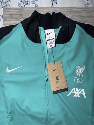 Nike Liverpool FC Strike Football Soccer Jacket Teal Black Men L HF3337-393
