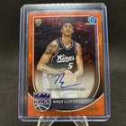 Bowman Basketball 2025-26 Nique Clifford Rookie Auto Sapphire 25/25 Orange