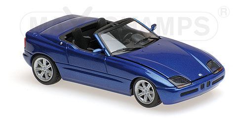 Minichamps Maßstab 1:43 BMW Z1 (E30) 1991 - blau metallic