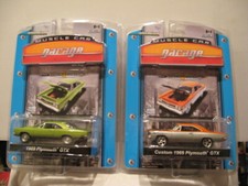 GREENLIGHT MUSCLE CAR GARAGE S7 STOCK & CUSTOM 1969 PLYMOUTH GTX  