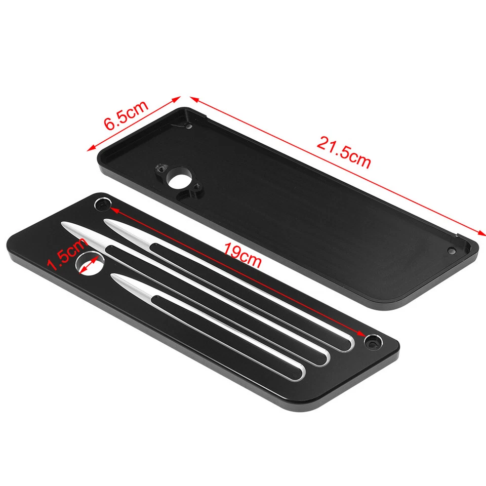 Cubierta de cierre de alforja Billet bolsa dura para Harley Touring Electra Glide 1993-2013 Foto 2 de 4