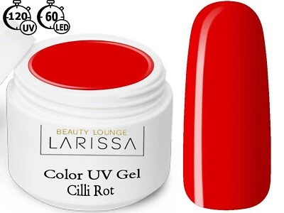 BEAUTY LOUNGE LARISSA Color LED UV Gel 5 ml Farbgel French Modellage Nail Art Nagel Farbe Cilli Rot