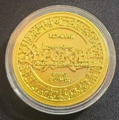 Yugioh YCS Pre-Registration Metal Coin - Pot Of Greed - Gold