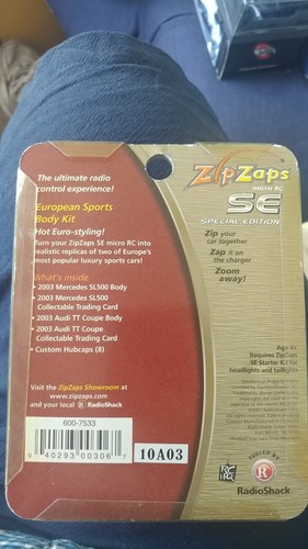 Zip Zaps European Sports Body set Mercedes SL500 / Audi TT New Rare RC Parts - Picture 2 of 2