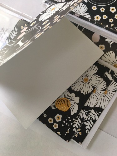 Nuovo 3 Pack Classic Monogram I Notecard/Buste/Adesivi 6 Pezzi Ciascuno-18 Carte - Foto 4 di 7