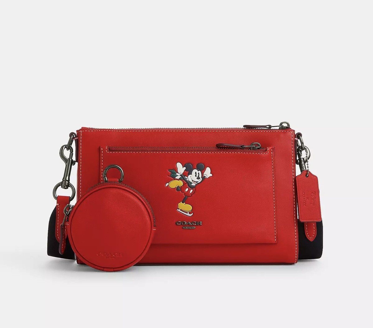 Coach CM743 Disney X Coach Holden Crossbody With Ice Skate Mickey