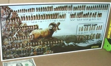 SPEER Ram - GUN SHOP SIGN / CHART Shows 161 Shells in 3-D - OLD SIGN Dated1992