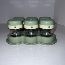  6 Magic Baby Bullet BB-101B Food Blender Mini Green Replacement Cups