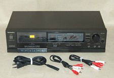 Technics RS-B205 Stereo Cassette Deck / Tapedeck antracite * pulito e testato