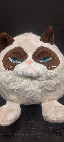 Peluche gatto scontroso di Ganz rotondo grasso stravagante peluche siamese himalayano - Foto 2 di 7