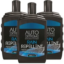 3x Auto Extreme Rain Repellent 500ml - Effectively repels rain, sleet and snow