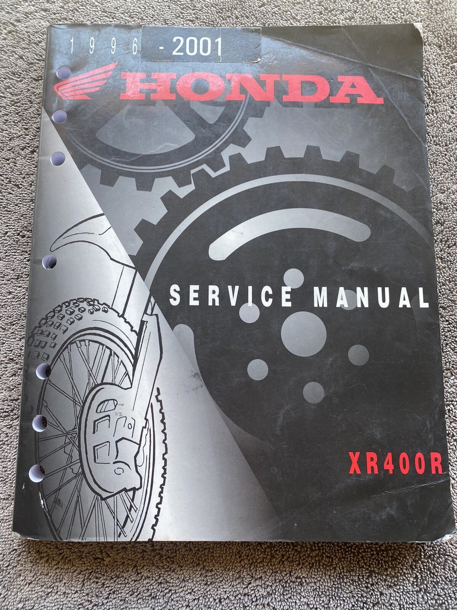 HONDA XR400R サービスマニュアル 1996-2001 Honda XR400R 1996-2004
