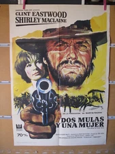 A7714  DOS MULAS Y UNA MUJER CLINT EASTWOOD SHIRLEY MACLAINE