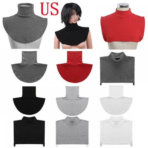 Detachable Turtleneck Collar False Mock 