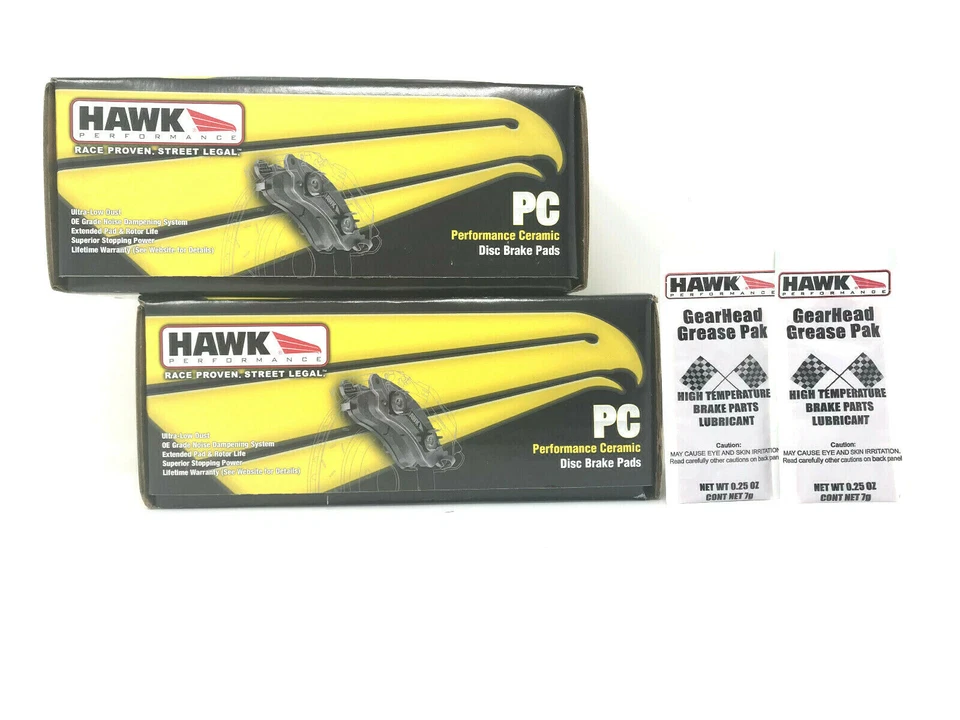 Pastillas de freno delanteras + traseras Hawk cerámica BMW 335i 335is 335xi 335d X1 E90 E92 335 Foto 2 de 4