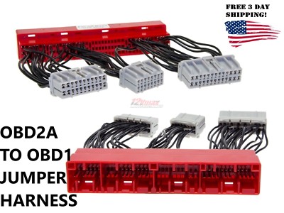 OBD2A to OBD1 ECU Conversion Harness Jumper Adapter Honda Acura Civic Accord