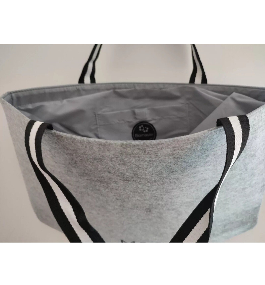 M&S Grey Felt Shopping Tote Bag For Life Premium Material Finish with  pockets UK