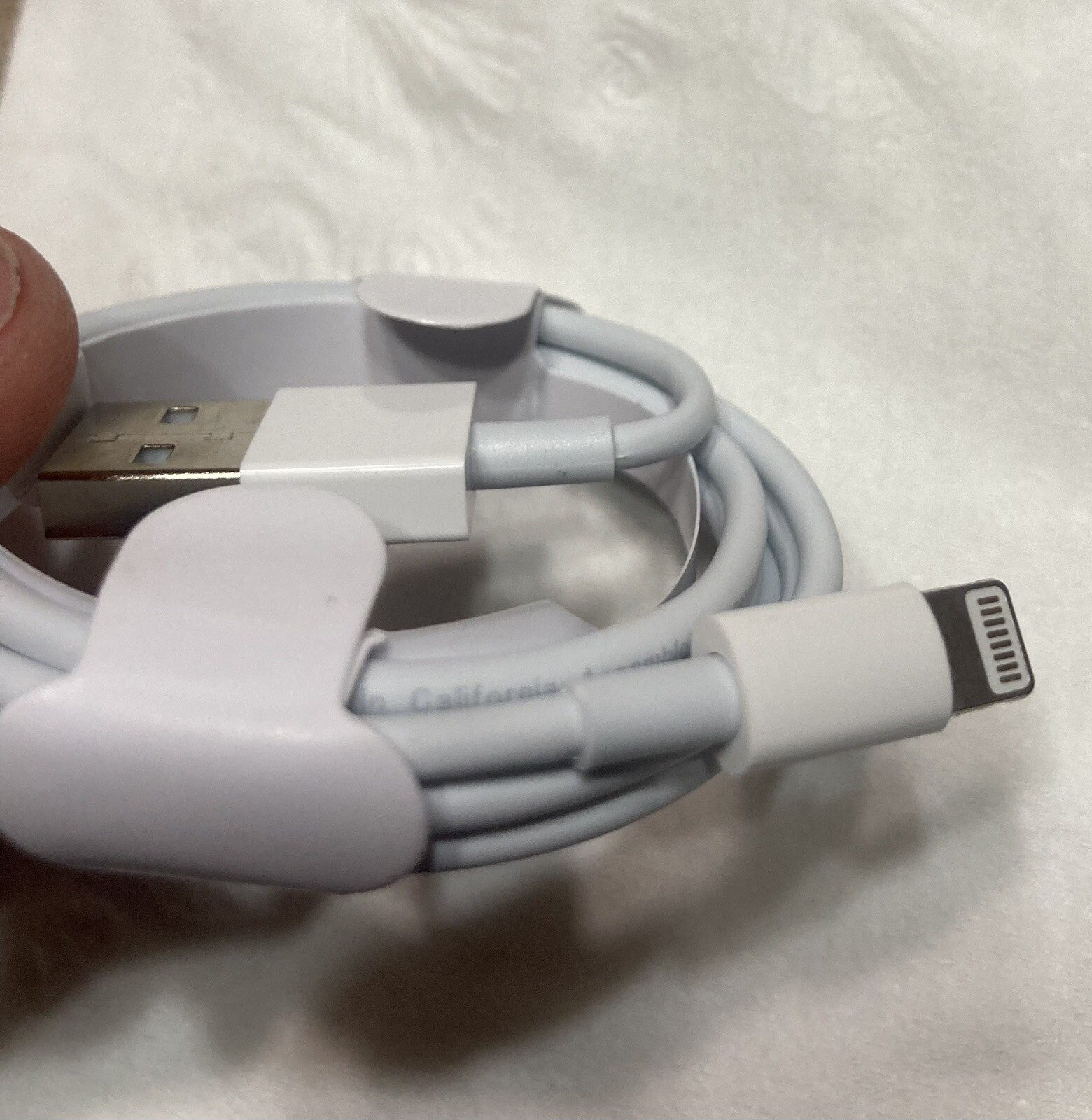 APPLE Lightning to USB Cable 3.3ft (1M) for iPhone, iPad. iPhone Cord Original