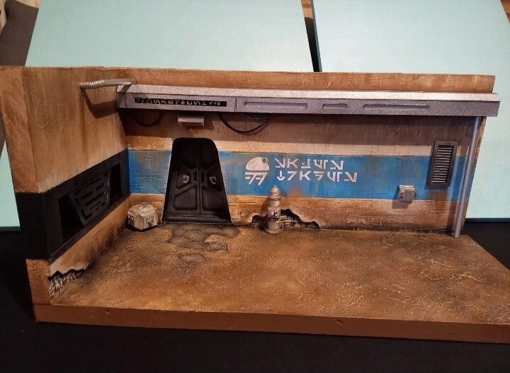 custom Star Wars diorama 1/18
