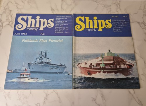 Ships Monthly Vintage Magazines x 6, 1982/1987/1989 - Picture 3 of 19