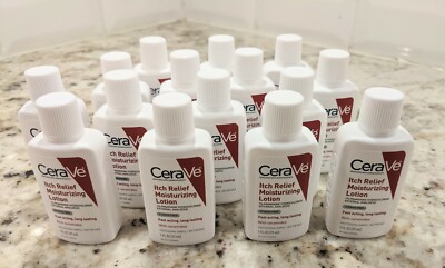 15X CeraVe Itch Relief Moisturizing Lotion Travel/Sample Size exp