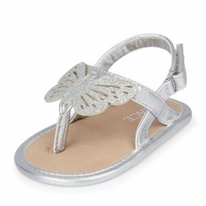 childrens silver sandals