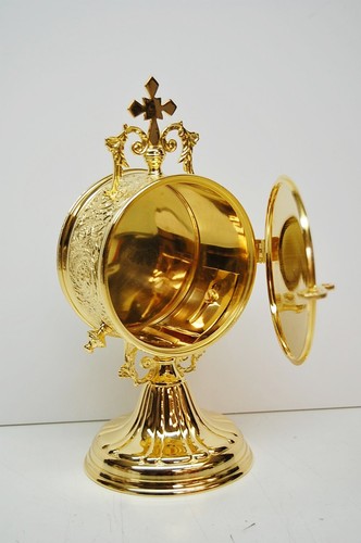 Gold Plated Luna Holder for Monstrance Luna (Custodial) (#329G) Chalice Co. - Picture 17 of 22