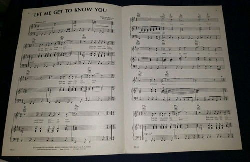 1973 Paul Anka "Let Me Get To Know You" Fame Records Sheet Music TS 62 - Picture 2 of 7