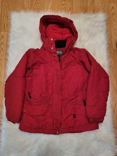 LL Bean Men's Medium Red Ski Jacket 