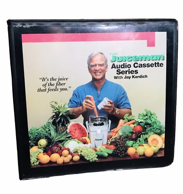 The Juiceman Jay Kordich Juicing for Health Audio Cassettes — FREE  SHIPPING :)