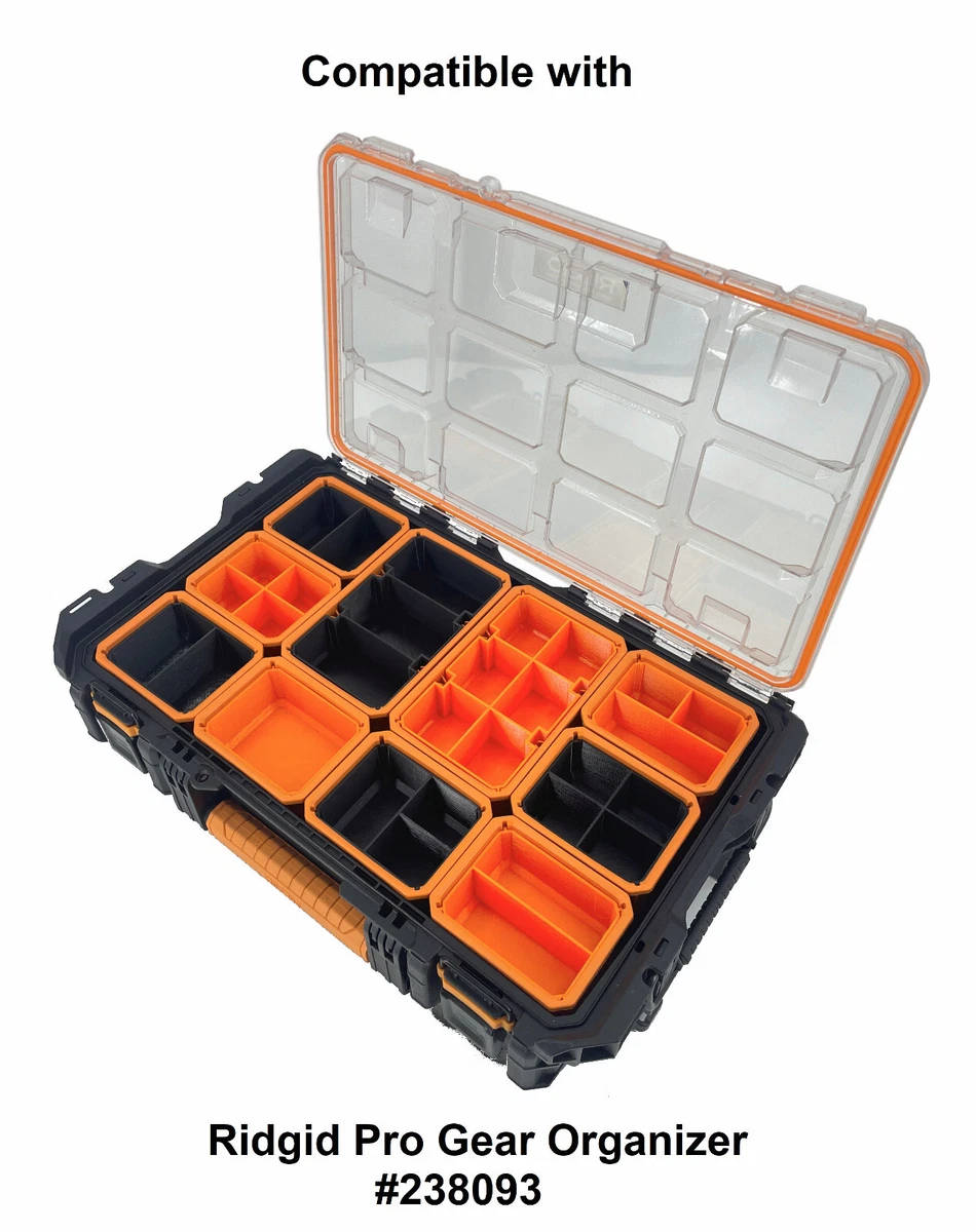 RIDGID Pro System Gear 10-Compartment Small Parts Organizer 238093