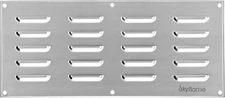 Stainless Steel Venting Panel for Masonry Fire Pits/Fireplaces and Outdoor Kitch
