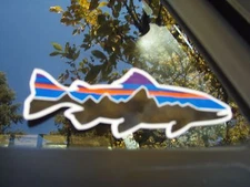Patagonia Authentic (not a fake reprint) Fitz Roy Trout Small 3.5” Sticker
