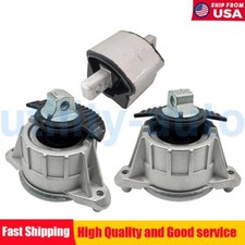 3pcs Left Right Engine And Transmission Mount Kits For Benz Cls C218 Cls63 Amg
