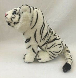 white bengal tiger stuffed animal
