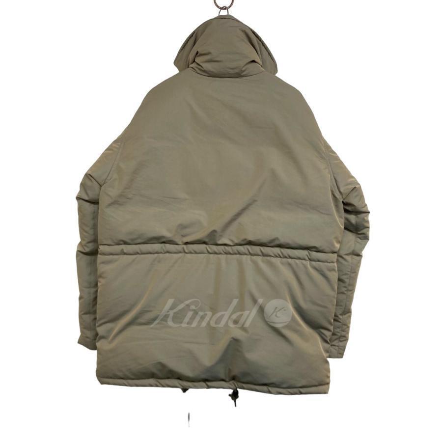 Auralee 2023Aw Finx Polyester Chambray Down Coat Olive Size Auralee 2023Aw Finx Polyester Chambray Down Coat Olive Size