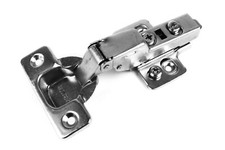 Berta Half Overlay Soft Closing Frameless Cabinet Hinges 2 Pack
