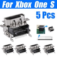 5Pcs HDMI Port Socket Connector Socket Replacement For Microsoft XBOX ONE S