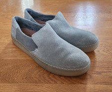 Toms Shoes Suede Gray 11 Lomas Slip On