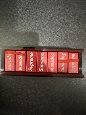 その他 SUPREME ALUMINUM DOMINOSET Supreme Aluminum Domino Set Anodized aluminum jumbo dominoes