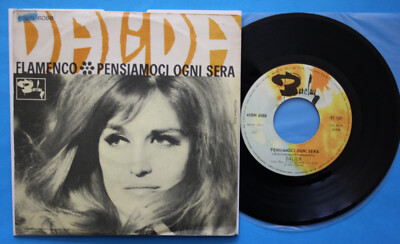 Dalida . SP . Flamenco . Pressung Italien. Selten .