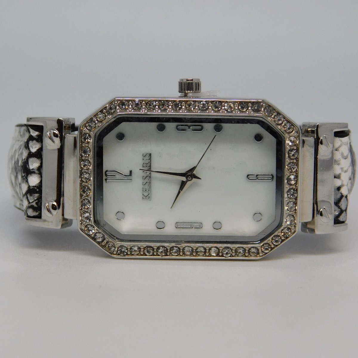 VINTAGE KESSARIS  LEATHER QUARTZ WOMEN WATCH Kessaris Set of 8 Strap Watches | HSN main image 4