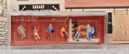 Figurines Preiser Magasiniers Avec Transpalettes échelle 1/160 - Modèle 79082, Occasion